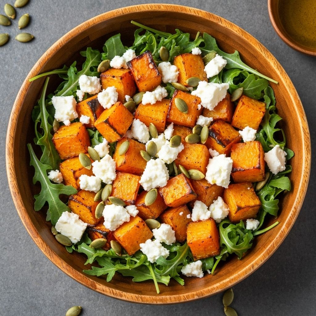 Salada de Abóbora Assada