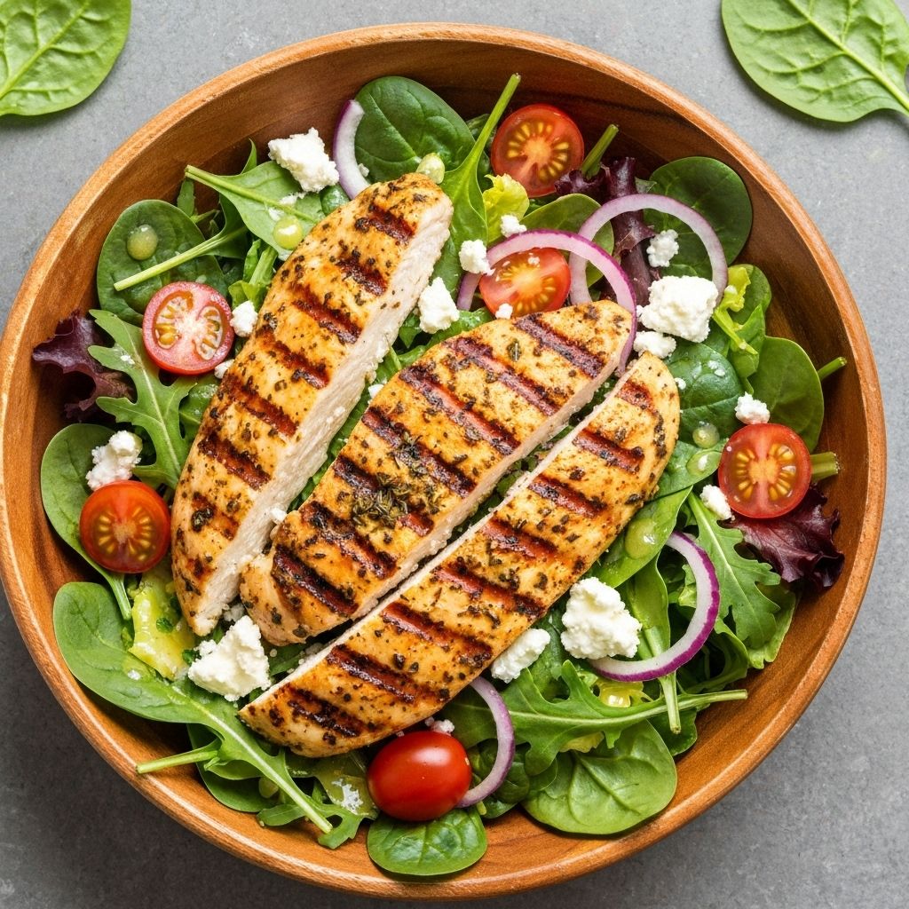 Salada de Frango Grelhado