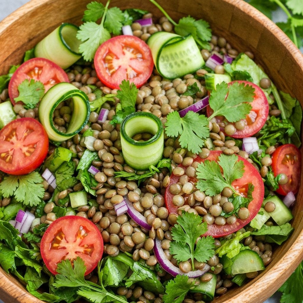 Salada de Lentilha