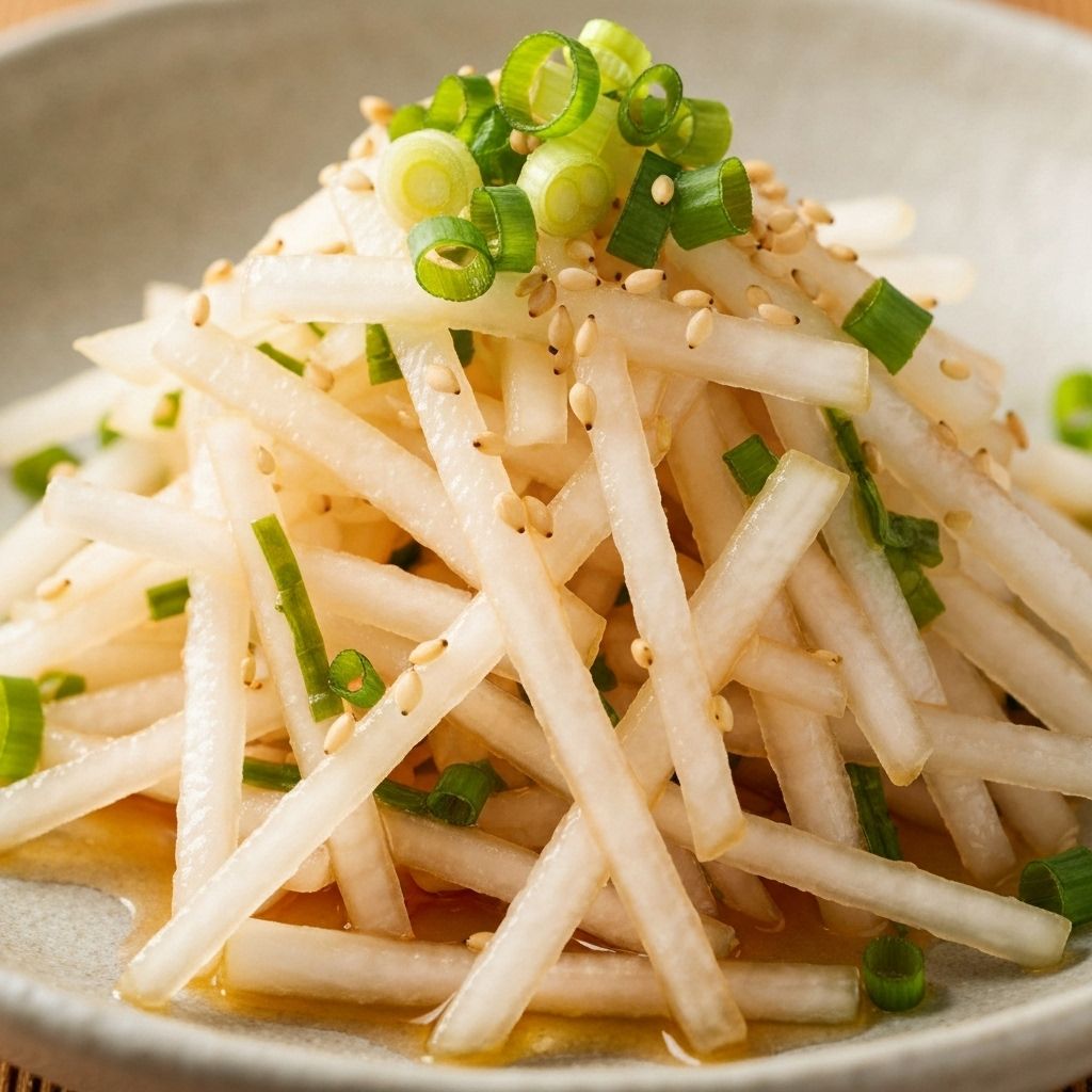 Salada de Nabo Japonês