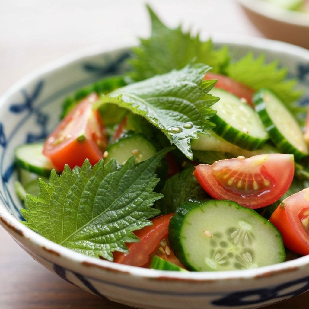 Salada de Shiso